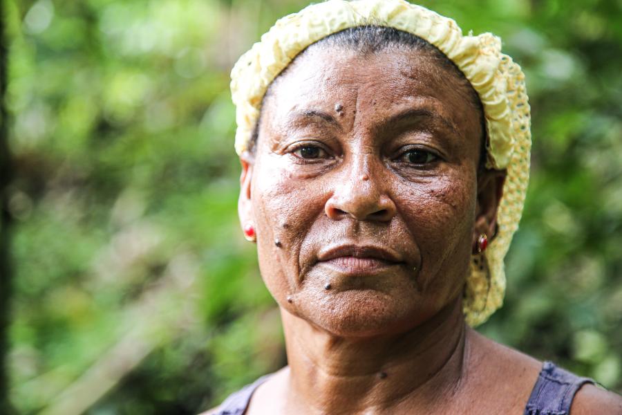 Maria de Fátima, Presidente da Associação das Mulheres Agricultoras de São Tomé